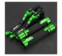 ALCHENY Motorcycle Adjustable Brake Clutch Levers for Ka&@wasaki ER6F 2006 2007 2008 NINJA650R Motorcycle Adjustable Brake Clutch Lever Foldable Handle Hand Grips Set Accessories(6)