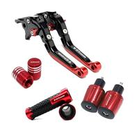 ALCHENY Motorcycle Adjustable Brake Clutch Levers for Su@&zuki DL650 V-Strom DL 650 Vstrom 2011-2022 Motorcycle CNC Brake Clutch Lever Combination Handle Rubber Guard(Y)
