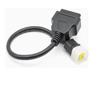 Alchiauto Delphi Benelli 6pin OBD Motorcycle Cable 6 pin Motorrad to 16pin Motor Adapter OBD2 Connector Compatible for Benelli for Bosch ECU Motorbike