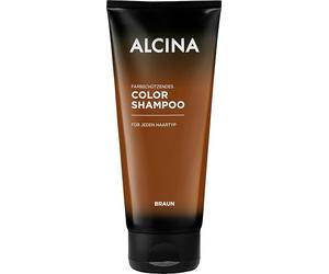 ALCINA Colour Shampoo Brown | 1 x 200 ml | Colour Shampoo | Colour Refresher for Natural, Coloured or Highlighted Hair | Mild Cleaning & Shine | Strengthening the Effect with Longer Exposure Time