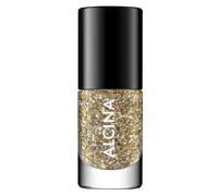 Alcina Nail Colour nail polish with intense color shine 5 ml, golden star