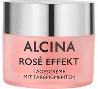 ALCINA Rosé Effect Day Cream - 1 x 50 ml - Instantly Gives a Rosy, Fresh Complexion - Moisturises & Nourishes - For Mature Skin - With Encapsulated Colour Pigments & Black Oats