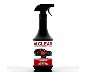ALCLEAR 721LP Car Leather Care, Interior Car Care for Smooth Leather, also perfect for Leather Sofa, 1,000 ml Cleaner with Spray Head, Use with Microfiber Cloth