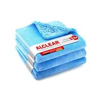 ALCLEAR Multi-Purpose Premium Double Sided Polishing Cloth without Holograms Pack of 3 blue