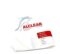 ALCLEAR 950002 Microfiber Cloth for Glass & Windows - 60×45 cm, streak-free & lint-free - Ultra-microfiber for household & car glass cleaning - saves time without needing to dry - Made in Germany.