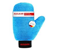 ALCLEAR 950013b Microfibre Car Aluminium Rim Cleaner Glove, Washing Glove for Car Care, Motorbikes, Bicycles, Brush-free Cleaning for Aluminium Rims, Steel Rims and Hubcaps, 26 x 12