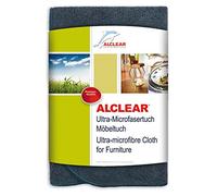 ALCLEAR A257343M Ultra-Microfibre Cloth, Premium Furniture Cloth, Polishing Cloth, Furniture Care Without Streaks Or Scratches, 40 X 40 Cm, Anthracite, Microfibre Cloth For Home
