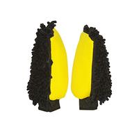 ALCLEAR Chenille Car Washing Glove, Set of 2, Scratch & Lint Free, better than Car Care Microfibre Cloths, Extra Absorbent