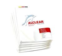 ALCLEAR 950002_5 Ultra-Microfibre Window Cloths 60 x 45 cm White Set of 5