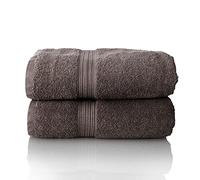 ALCLEAR set of terry hand towels, range of soft and highly absorbent towels, OEKOTEX 100 certified, 5 colours & 5 sizes, colour: ANTHRACITE, 2 x sauna towels 70 x 200 cm