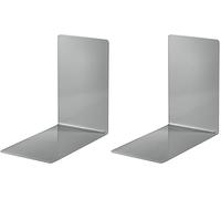 Alco 4301-29, Metal Bookends, 85 x 140 x 140 mm, 2 Pieces, Grey (Pack of 2)