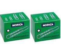 ALCO-Albert 2262 - Briefklemmen met kogeleinden, geplooid, 77 mm, 100 stuks (Pack of 2)