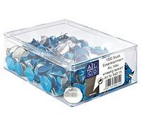 Alco-Albert 540-15 Corner Brackets Aluminium Pack of 1000 Blue Varnished