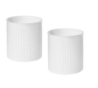 AlcoFermBrew 2 x Cheese Mould 12x13.5cm - 1kg Caciotta - Basket for Cheese | Cheese Form
