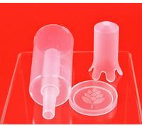 AlcoFermBrew 3 Piece Plastic Airlock - BioWin Handy Airlock - Silent Airlock for beer and wine