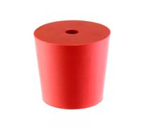 AlcoFermBrew RUBBER BUNG with Hole - Bored Stoppers | Drilled Fermentation Bung | Laboratory (38/31 mm)