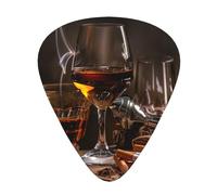 Alcohol and cigarettes 12 Pack Guitar Picks Plectrums,4 pieces in each of 3 sizes, Suitable for a wide range of stringed instruments