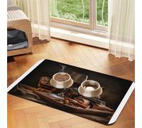 Alcohol and Cigarettes Pet Feeding Mat-Waterproof & Non-Slip Dog and Cat Food Mat-No Stains Quick Dry Dog Water Dispenser Mat