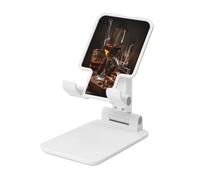 Alcohol and Cigarettes Phone Stand, Adjustable Desk Phone Holder for iPhone, Cell Phones & Tablets, Portable,Foldable Design