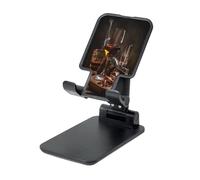 Alcohol and Cigarettes Phone Stand, Adjustable Desk Phone Holder for iPhone, Cell Phones & Tablets, Portable,Foldable Design