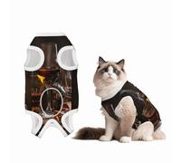 Alcohol and Cigarettes Recovery Suit for Dogs Cats After Surgery,Pet Recovery Shirt, Dog Onesies Pet Surgery Recovery Suit