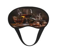 Alcohol and Cigarettes Sleep Eye Mask, Soft & Comfortable for Men, Women, Comfortable Sleep Mask