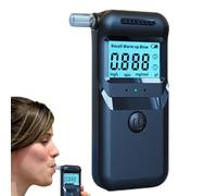 Alcohol Blower Breathalyzer - Advanced Semiconductor Sensor, LCD Display Pocket Alcohol Tester, Professional Breath Beer Detector | Lightweight Home Breathalyzer for Parties Personal Safety Testing