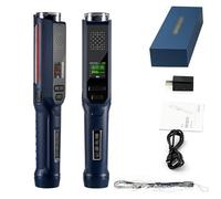 Alcohol Breath Tester, 4 in 1 Device with Voice Broadcast, Glowing Light Indicator, Portable Breathalyzer for Accurate Alcohol Detection