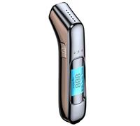 Alcohol Breathalyzer - ABS 9x2.6x2.5cm | Rechargeable Alcohol Breath Tester | Accurate LED Display Detector for Personal and Professional Use At Home, Office, Travel, and Safety Monitoring