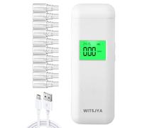 Alcohol Breathalyzer High Accuracy Breathalyser,Breath Testers with 10Pcs Mouthpieces,Digital LCD Display Breathalysers for Home or Party Use