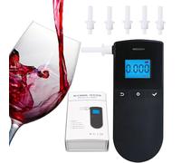Alcohol Breathalyzer Tester for Personal and Professional Use, Fuel Cell Sensor AT8030 Portable Breathalyzers for Alcohol with 5 Mouthpieces