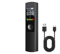 Alcohol Breathalyzer Tester UK Breathalysers UK Portable Digital LCD Screen Alcohol Test No Need Mouthpieces Breathalyser High Accuracy for Home Personal or Professional Testing Use(Black)