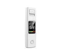 Alcohol Detector Portable Professional High Sensitivity Type-c Charging Breathalyzer Drunk Driving Car Electronic Tool(White)