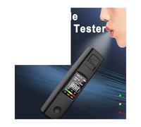 Alcohol Detector Portable Professional High Sensitivity Type-c Charging Breathalyzer Drunk Driving Car Electronic Tool(Black)