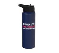 Alcohol Does not Solve Any Problems but Milk Doesn't Either Stainless Steel Insulated Water Bottle