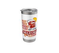 Alcohol Drinker Classic Cocktail Booze Negroni Lover Stainless Steel Insulated Tumbler