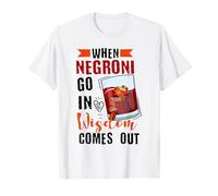 Alcohol Drinker Classic Cocktail Booze Negroni Lover T-Shirt