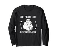 Alcohol Drunk Optical Illusion Hangover Long Sleeve T-Shirt