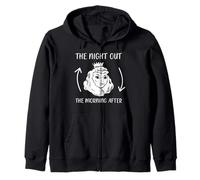 Alcohol Drunk Optical Illusion Hangover Zip Hoodie
