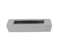 Alcohol Fireplace, Tabletop Fire Pit, Indoor Fireplace, Tabletop Fireplace, Cement and Stainless Steel, Warm One Button Switch, Romantic Real Fire Effect, Winter Heater, Tabletop