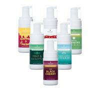 Alcohol-Free Foaming Hand Sanitiser - 6 Pack Scented 100ml Bottles - Gentle Non-Alcohol Formula Made in UK - Perfect for Kids, Schools & Family Use