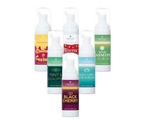 Alcohol-Free Foaming Hand Sanitiser - 6 Pack Scented 50ml Bottles - Gentle Non-Alcohol Formula Made in UK - Perfect for Kids, Schools & Family Use