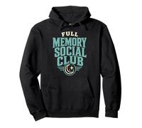 Alcohol Free Sober Social Club Zero Proof Gift Pullover Hoodie