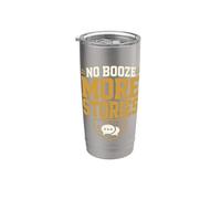 Alcohol Free Sober Social Club Zero Proof Gift Stainless Steel Insulated Tumbler