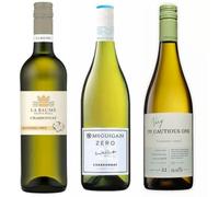Alcohol Free White Wine Introduction Bundle | Non Alcoholic White Wine Tasting Trio | 0.5% ABV | Alcohol Free