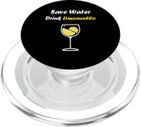 Alcohol Funny lemon Limoncello save water drink Limoncello PopSockets PopGrip for MagSafe