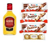 Alcohol Gifts |Kinder Chocolate Gifts |20cl Alcohol Gifts | Christmas Gifts | Birthday Gifts| Luxury Gifts| Whisky Gifts| Brandy Gifts |Rum Gifts| Vodka Gifts (Grant's Scotch Whisky 20cl)