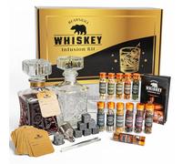 Alcohol Infusion Kit, DIY Whiskey Making Kit for Infusing Bourbon, Rye, Gin, Vodka, Tequila, Rum with Custom Botanicals, Perfect Alcohol Infusion Kits Whiskey Gifts for Men, Dad, Husband