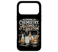 Alcohol Is A Solution Funny Chemistry Science Teacher Case for iPhone 17 Pro Max