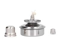 Alcohol Lamp, Explosion Proof Laboratory Alcohol Burning Lamp with Adjustable Flame Portable and Covered Wick for School and Labs